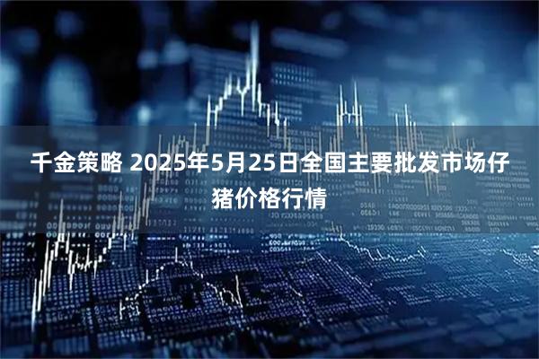 千金策略 2025年5月25日全国主要批发市场仔猪价格行情