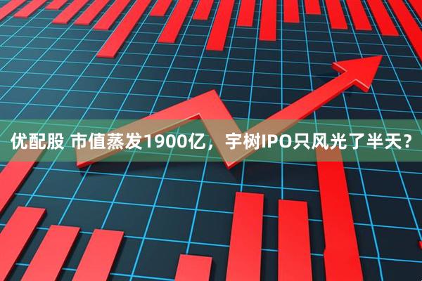 优配股 市值蒸发1900亿，宇树IPO只风光了半天？